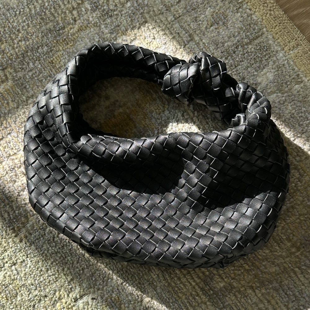 Melie Bianco woven handbag